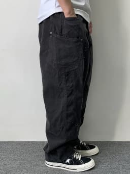 Japanese Streetwear Paint Point Cargo Pants For Men Harajuku Casual Baggy Pants High Quality Vintage Plus Size Trousers Male