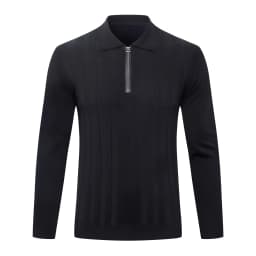 OECHSLI Sweater Wool Cowhide men's 2027 new warm comfort Straight embroidery knitting elastic Fashion quality big size M-5XL