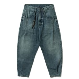 American Vintage High Quality Denim Cargo Pants Men Clothing Streetwear Loose Skate Jeans Harajuku Casual Harem Trousers Male