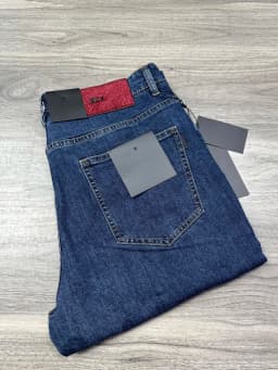 OECHSLI Jeans Thin Cotton Men 2026 Spring Summer new breathable outdoor embroidery comfortable casual Big size 30-40 long Pants
