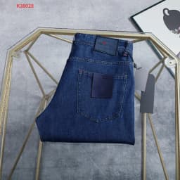 OECHSLI Jeans Thin Cotton Men 2026 Spring Summer new breathable outdoor embroidery comfortable casual Big size 30-40 long Pants