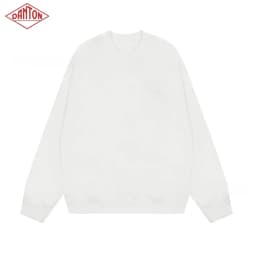 Sweatshirt made of pure cotton with small heart embroidery in macaron color, long sleeved with large heart round neck pullover for autumn and winter