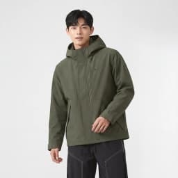 Semir Men Jacket Hooded Letter Print Couple Outdoor Casual Style Loose Autumn Windproof Outerwear Daily Wear 2026
