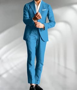 Green Linen Male Suits Wedding Tuxedo Business Fashion Blazer Sets Custom Made Two Pieces (Jacket+Pants) Conjuntos De Chaqueta