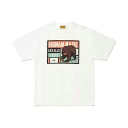 HUMANMADE Burger Print T-Shirt, Cotton Stretch Loose Tee, Street Summer Top for Couple Unisex
