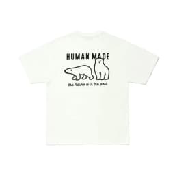 HUMANMADE Burger Print T-Shirt, Cotton Stretch Loose Tee, Street Summer Top for Couple Unisex