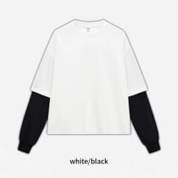 ZODF Fashion Fake 2 Pieces Long Sleeve T Shirt For Man Unisex Loose Fit 280gsm 100% Cotton O Neck T-Shirt Brand Tops HY0062