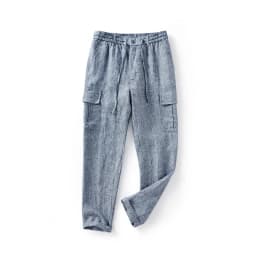 2025 Spring New Linen Pants Mid-waist Loose Youth Breathable Linen Casual Pants