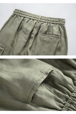2025 Spring New Linen Pants Mid-waist Loose Youth Breathable Linen Casual Pants