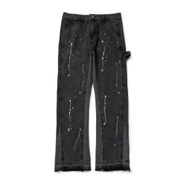 Vintage Cleanfit Casual Loose Denim Pants Mens Straight High Street Baggy Jeans Ropa Hombre Oversized Cargo Trousers