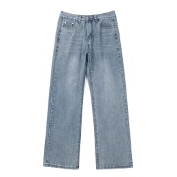 Vintage Cleanfit Casual Loose Denim Pants Mens Straight High Street Baggy Jeans Ropa Hombre Oversized Cargo Trousers