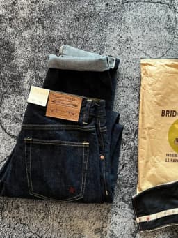 Indigo Heavyweight One Wash Raw Deep Blue Denim Jeans Men Autumn Spring Vintage Selvedge Hard Loose Straight Pants 100% Cotton