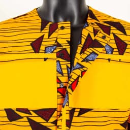 African Shirts for Men Short Sleeve O-neck Ankara Clothes Print Blouse Crop Top Plus Size Casual Shirt Bazin Riche A2312001