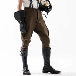 HKSH Spring Autumn New Men Tide Punk Vintage Knight Pants Motorcycle Casual American Twill Cotton Brushed Cotton Chic Ins HK4863