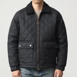 2024 Winter New American Retro Long Sleeve Lapel Dom Quilted Jacket Men's Simple 100% Polyester Thick Casual Multi-pocket Coat