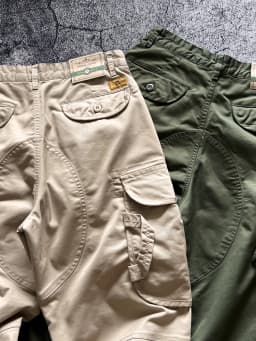 Spring/Autumn Men's Loose Straight Stretch Multi-Pocket Cargo Pants - Hong Kong Patchwork Casual Trousers Japanese Streetwear