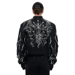 LUZHEN 2025 New Personalized Pattern Printed Motorcycles Leather Jacket Men's Fashion Streetwear High Quality Male Coat JY3320