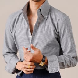 100% Pure Cotton Italian Style Large Pointed Collar Long Sleeve Shirt Men Casual Business Gentleman Commuter Camiseta Masculina
