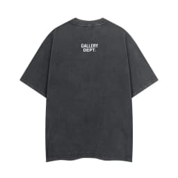 Gallery Dept ATK letter print cotton T-shirt summer washing water old loose round neck short sleeve