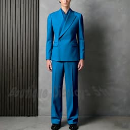 Tailor-Made Men's Suit Jacket Pants Chic Single Button Solid Black Elegant Blazer Gentleman Formal Party Prom Wedding Set