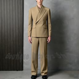 Tailor-Made Men's Suit Jacket Pants Chic Single Button Solid Black Elegant Blazer Gentleman Formal Party Prom Wedding Set