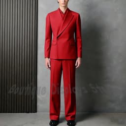 Tailor-Made Men's Suit Jacket Pants Chic Single Button Solid Black Elegant Blazer Gentleman Formal Party Prom Wedding Set