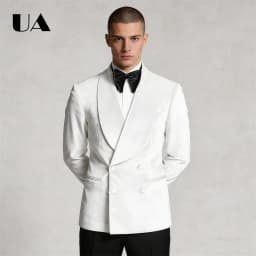 Wedding Suit for Groom and Groomsman 2026 New Double Breasted Suit Attire Customized Full Sleeves Suit Blazer Many Colors