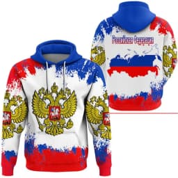 Russia National Emblem Graphic Sweatshirts Russian Army Camouflage 3D Printed Hoodies For Men  Casual Sports Pullovers Tracksuit
