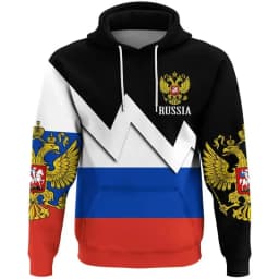 Russia National Emblem Graphic Sweatshirts Russian Army Camouflage 3D Printed Hoodies For Men  Casual Sports Pullovers Tracksuit