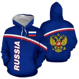 Russia National Emblem Graphic Sweatshirts Russian Army Camouflage 3D Printed Hoodies For Men  Casual Sports Pullovers Tracksuit