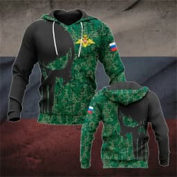 Russia National Emblem Graphic Sweatshirts Russian Army Camouflage 3D Printed Hoodies For Men  Casual Sports Pullovers Tracksuit