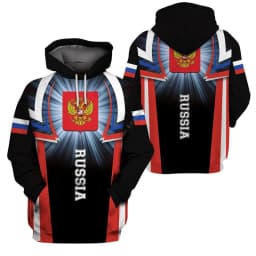Russia National Emblem Graphic Sweatshirts Russian Army Camouflage 3D Printed Hoodies For Men  Casual Sports Pullovers Tracksuit