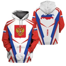 Russia National Emblem Graphic Sweatshirts Russian Army Camouflage 3D Printed Hoodies For Men  Casual Sports Pullovers Tracksuit