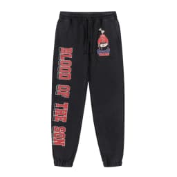 24ss Saint Washed Red Angel Printed Women Men Sweatpants Trousers Loose Fit Joggers Men Pants Sweatpants
