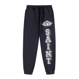 24ss Saint Washed Red Angel Printed Women Men Sweatpants Trousers Loose Fit Joggers Men Pants Sweatpants