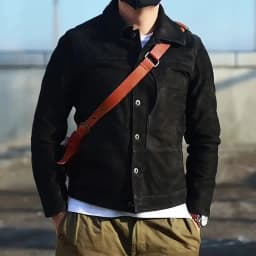 Black Winter Leather Jacket Men Retro Vintage Style Plus Size 5XL Genuine Natural Cow Suede Single Breasted Leather Coat