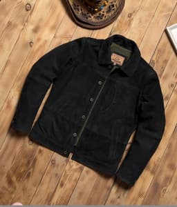 Black Winter Leather Jacket Men Retro Vintage Style Plus Size 5XL Genuine Natural Cow Suede Single Breasted Leather Coat