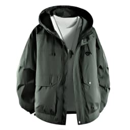 Big Size 8XL Men's Casual Jacket Hooded Waterproof Windbreaker Male Oversized Plus Large 120kg Camping Fishing Windproof Autumn