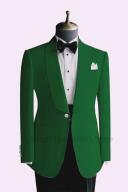 1 Piece Formal Wedding Business Coat Top Men Single Breasted Shawl Lapel Jacket Smart Casual Slim Fit Suit Blazer for Prom Party