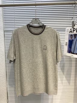 Italian BC 26ss casual striped contrasting short-sleeved T-shirt