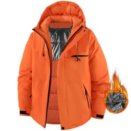 Men's Jacket Stand Collar Stamp Mens Parka Winter New Down Jacket Fleece Warm Jackets Men Business Leisure Coat Baseball Coats