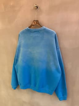 Paly Hollywood Blue Sweatshirts Men Women Best Quality Retro Destroy Washed Oversized Pullover