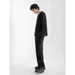 Miyake Pleated Shirt Men Long Sleeve T Shirt Casual Loose Fit Round Neck Tops Japanese Style Streetwear Breathable Pullover