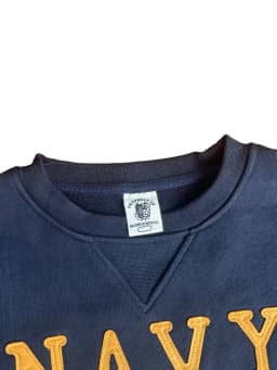 Classic Bronson Boxing Coach Pullover – Navy Y Shipyard Heavyweight Fleece Sweatshirt with Rugged Ringside Style