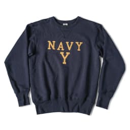 Classic Bronson Boxing Coach Pullover – Navy Y Shipyard Heavyweight Fleece Sweatshirt with Rugged Ringside Style
