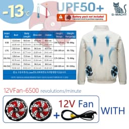 G-MACHT Men Summer Anti-Heat Cooling Shirt With 4 Fans Air Condition Clothes Short Sleeve Sun Protection Outdoor Work Wear
