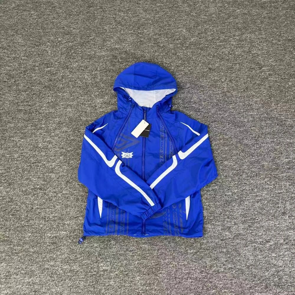 3M Reflective Contrast Color Windbreaker Zipper Hooded Jacket for Men and Women Cardigan Loose Breathable Outwear Coat