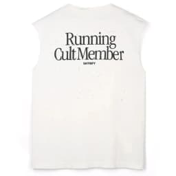 Satisfy running sports vest loose casual cotton T-shirt