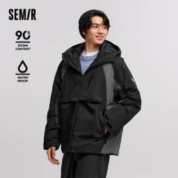 Semir Down Jacket Men Waterproof Hooded 2026 New Winter Outdoor Windproof Warm Versatile Outerwear