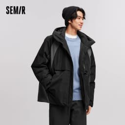 Semir Down Jacket Men Waterproof Hooded 2026 New Winter Outdoor Windproof Warm Versatile Outerwear